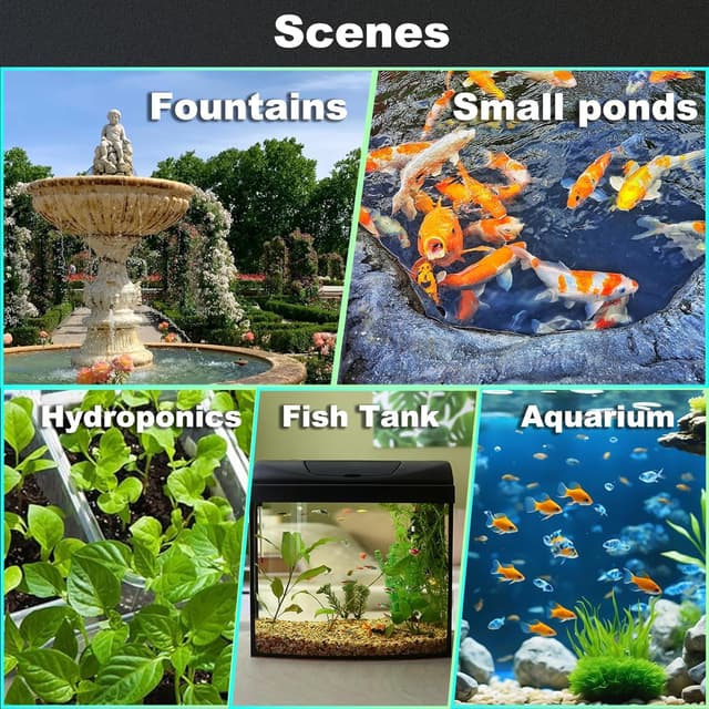 Thumbnail 6 de Bomba de Agua Sumergible 60W 3000L/H Verde