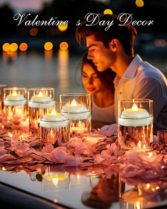 Detalle de Homemory 24 Pack 2 inch flameless LED