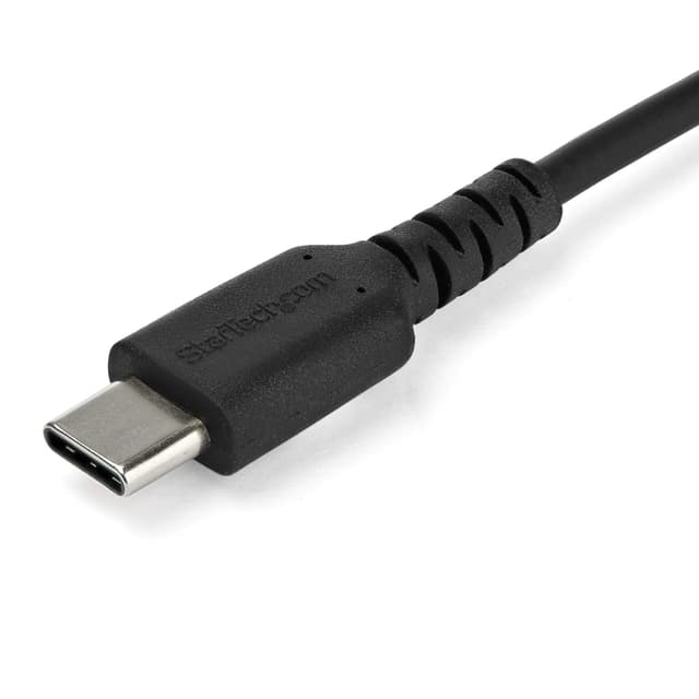 Detalle de StarTech.com 2m USB-C Charging Cable (USB 2.0) with Aramid Fiber Reinforcement, 60W Fast Charge & Sync