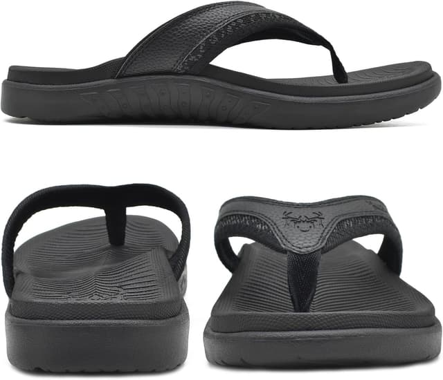 Thumbnail 6 de KuaiLu Mens Sport Flip Flops Orthotic Support Size 7