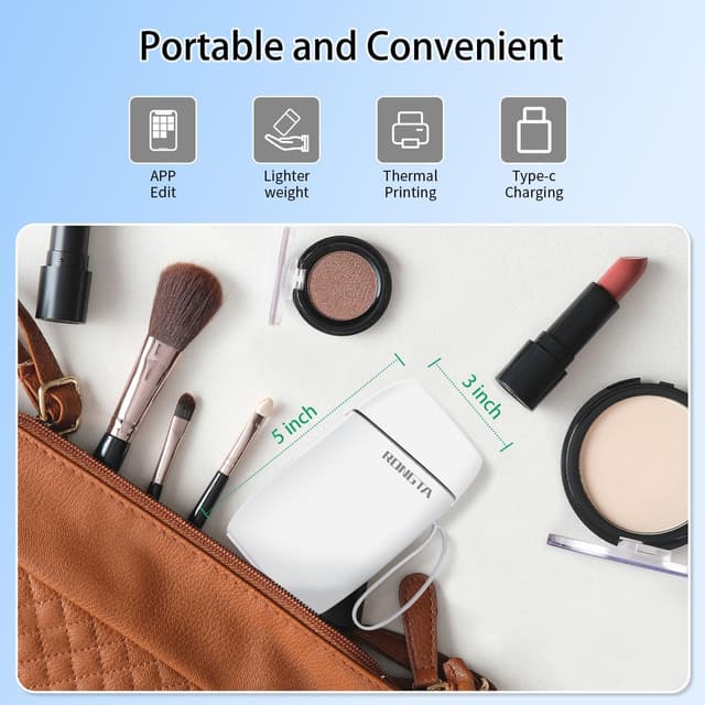 Thumbnail 4 de Rongta Mini Label Maker: Compact Bluetooth Printer