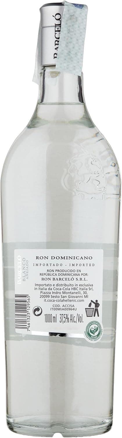 Thumbnail 1 de Ron Barceló Blanco 1000 ml 🍹 Perfecto para cócteles