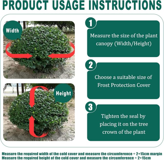 Detalle de 2 Pack Plant Fleece Frost Protection Covers (60gsm, 80x100cm) with Gloves – Winter Garden Plant Covers for Pots