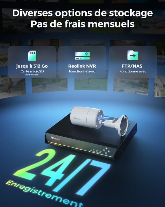 Thumbnail 6 de Reolink CX810 : caméra de surveillance 4K PoE ColorX avec vision nocturne couleur et alarme