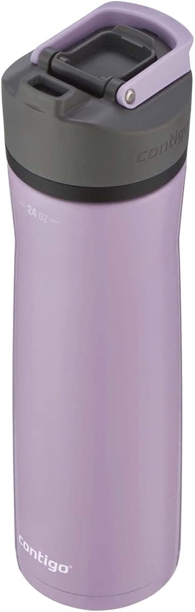 Detalle de Contigo Cortland Chill 2.0 24oz Insulated Stainless Steel Water Bottle with AUTOSEAL Lid (Lavender)
