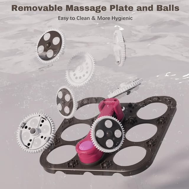 Detalle 2 de Ranjova Foot Spa Electric Rotary Massage with 24 Shiatsu Balls