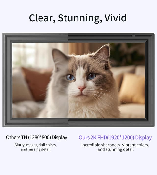 Detalle de Uhale 64GB 15.6" WiFi Digital Picture Frame with 1920x1080 IPS Touch Screen (Uhale app, SD/USB)