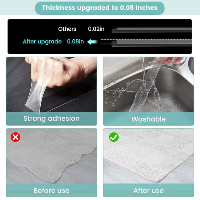 Detalle de Double Sided Nano Tape 3.0m clear adhesive tape 🧻