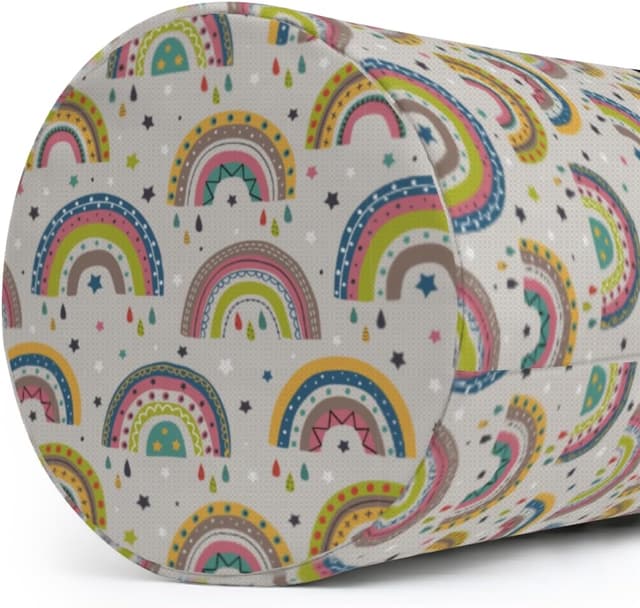 Detalle 2 de Drawstring Laundry Basket Rainbow Pattern 40L