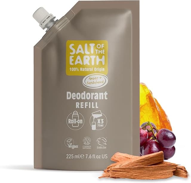 Imagen de Salt of the Earth Recarga Desodorante Natural Roll-On 🌿 225 ml en OfertitasTOP