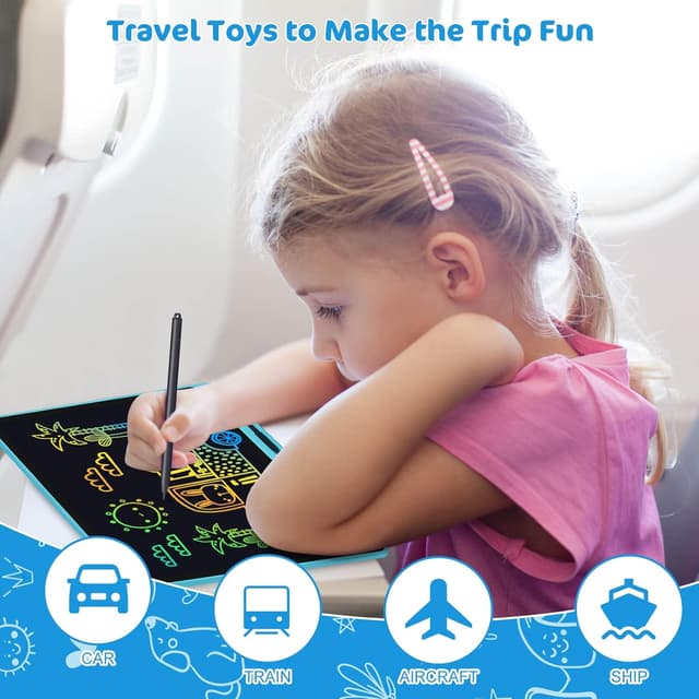 Thumbnail 3 de Kinayue LCD Writing Tablet 16 Inch Blue