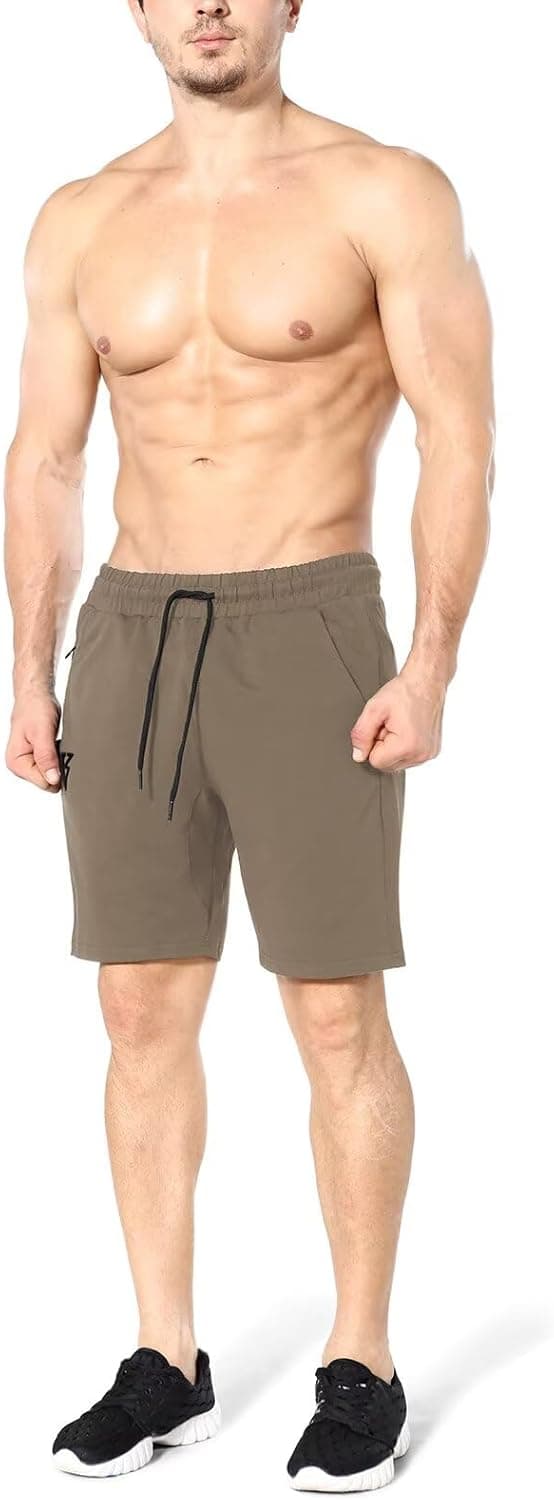Detalle 2 de ZENWILL Mens Gym Shorts with Zip Pockets