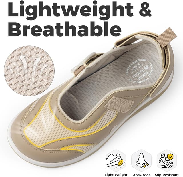 Detalle de FitVille sandali donna per piedi larghi comodi