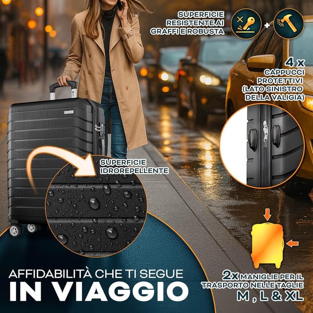 Thumbnail 6 de tillvex Set 4 valigie rigide