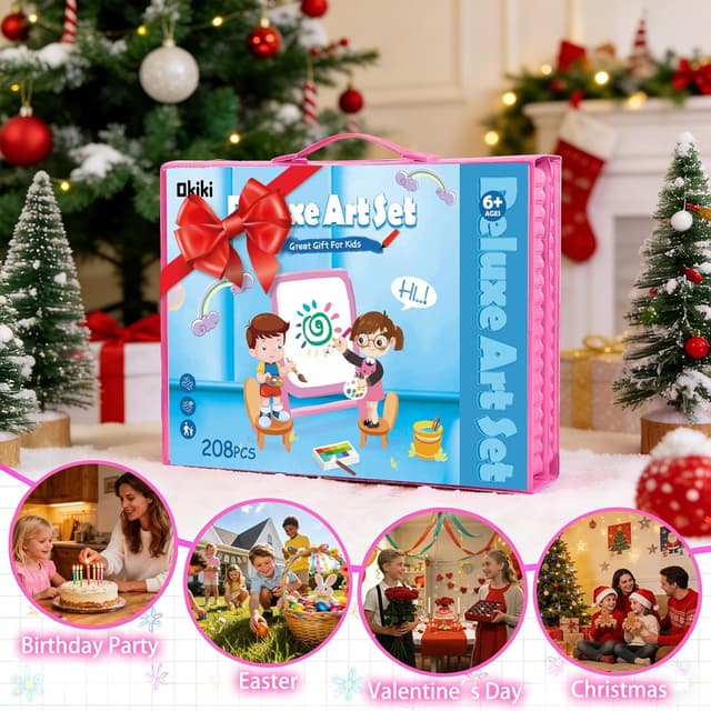 Detalle 1 de PENCCOR Premium Malset Deluxe 208-teilig