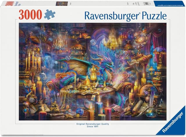 Detalle de Ravensburger Puzzle 3000 pièces Bibliothèque