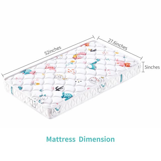 Detalle de Letmxiu 5" crib mattress, firm support