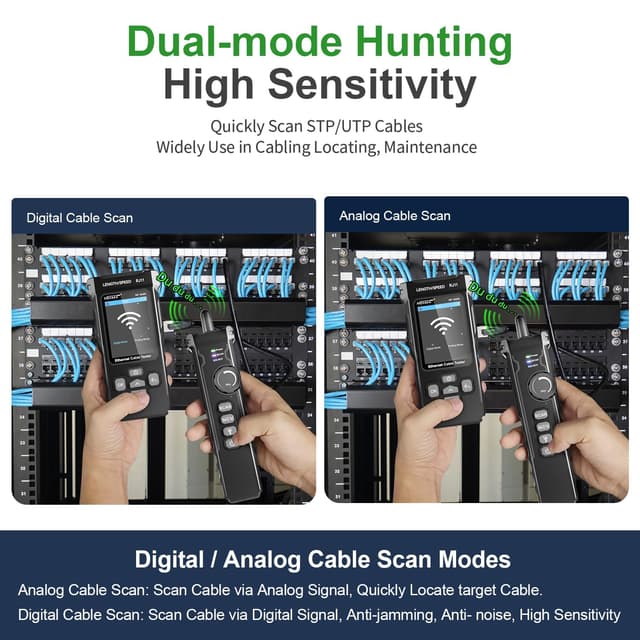 Detalle de NOYAFA NF-8506 tester per cavi di rete CAT6