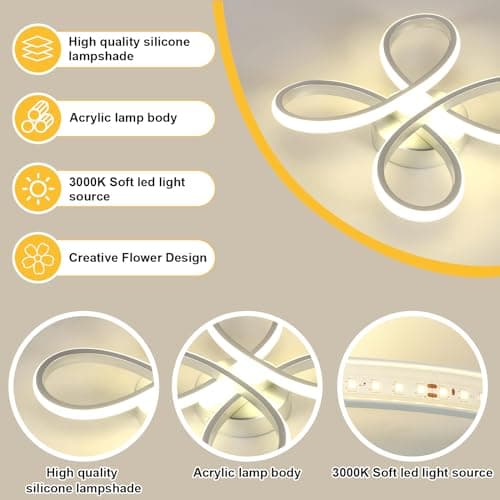 Thumbnail 2 de Comely Plafón LED Moderno 🌸 30W 3500LM para Hogar