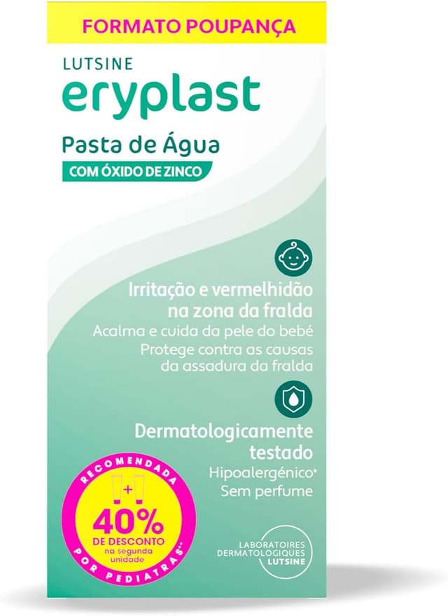 Detalle 2 de Eryplast Pasta al Agua 2x125gr Crema de Pañal