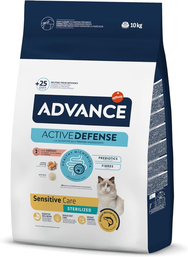 Detalle de Advance Cat Adult Sensitive Sterilized Salmón