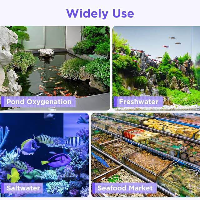 Detalle de Hygger Fish Tank Air Bubbler 43cm