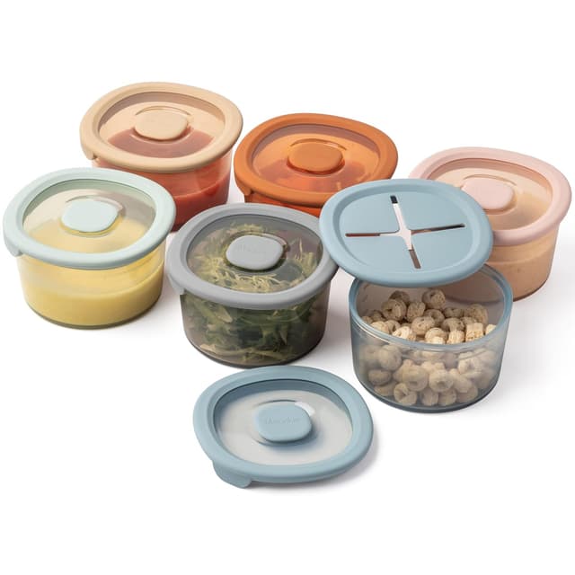 Detalle de Moonkie 6-Pack 240 ml Babybrei Behälter