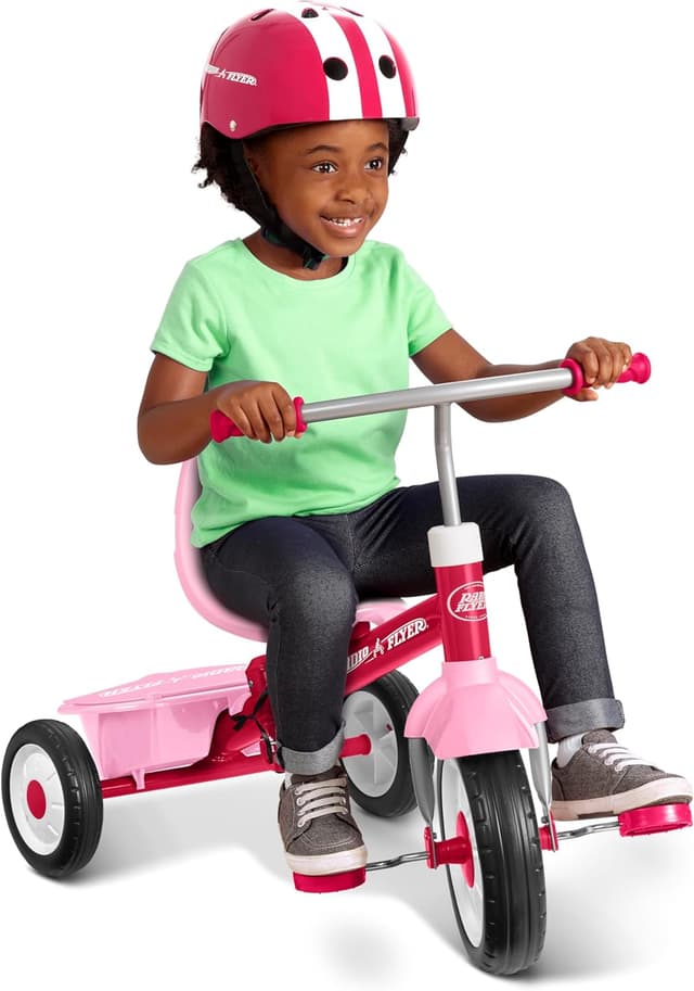 Thumbnail 5 de Radio Flyer 3-en-1 Tricycle Rose pour enfants de 1,5 à 5 ans ⚙
