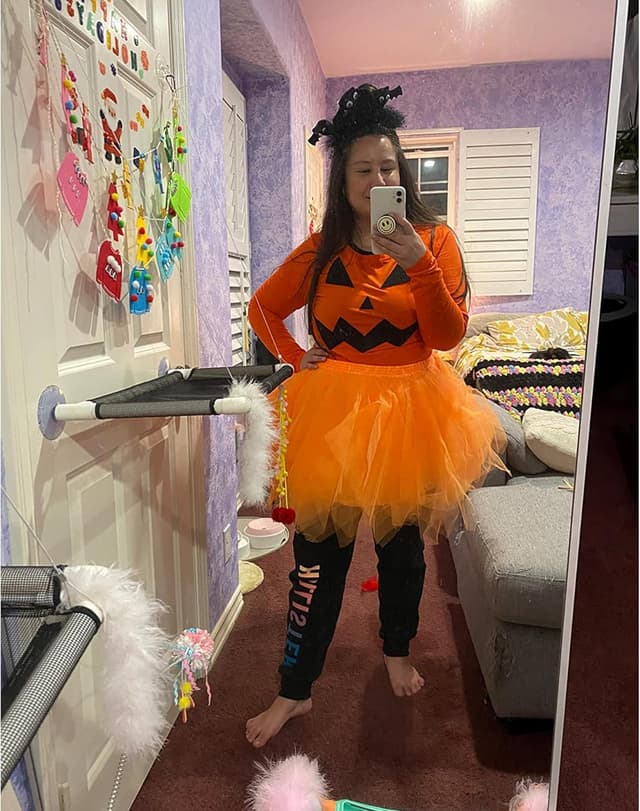 Thumbnail 2 de GOOBGS Damen Ballettrock Tüll M 48 cm knielang