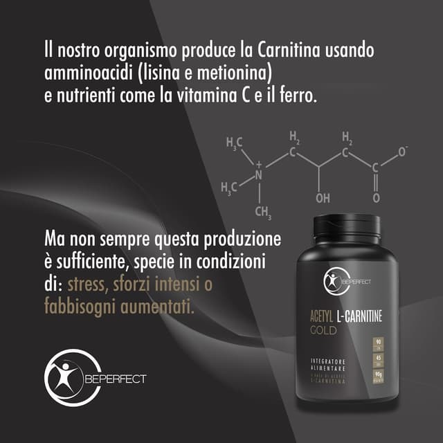 Detalle 1 de Acetil L-Carnitina Tartrato Integratore 3360 mg