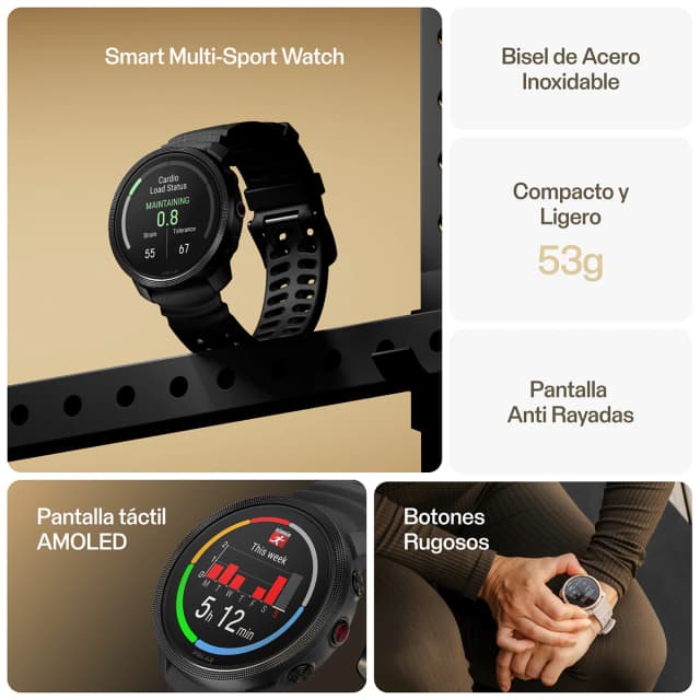 Detalle de Polar Vantage M3 smartwatch con GPS