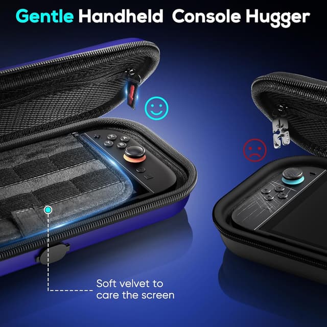 Detalle de Auarte Nintendo Switch 2 case with 10 slots