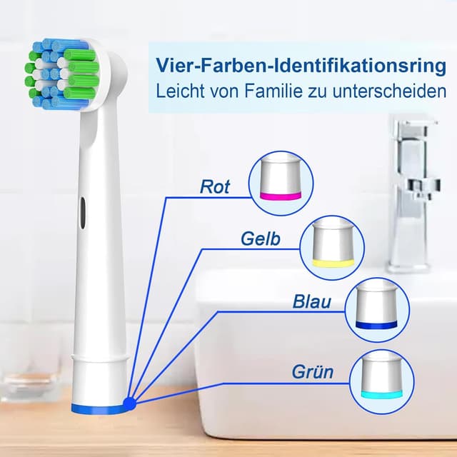 Detalle 1 de Oral B kompatible Aufsteckbürsten 20 Stück