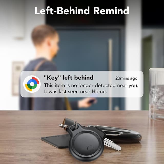 Thumbnail 4 de Android Smart Tag tracker Bluetooth 4 nero