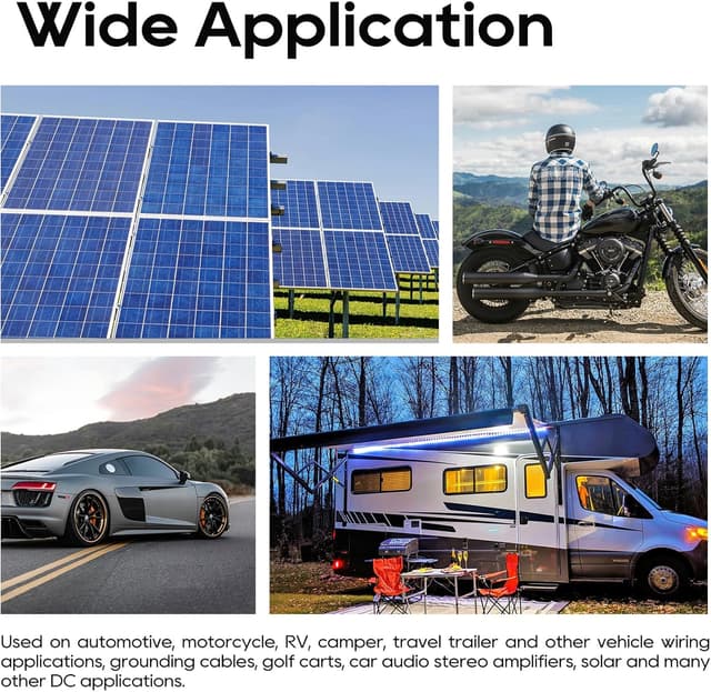 Thumbnail 5 de TOPDC 4 AWG Battery Cable 36-Inch Inverter Cables