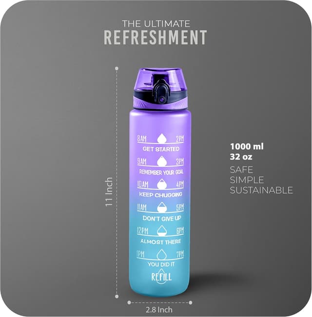 Detalle de Roe Tenpo Water Bottle 1L for sports