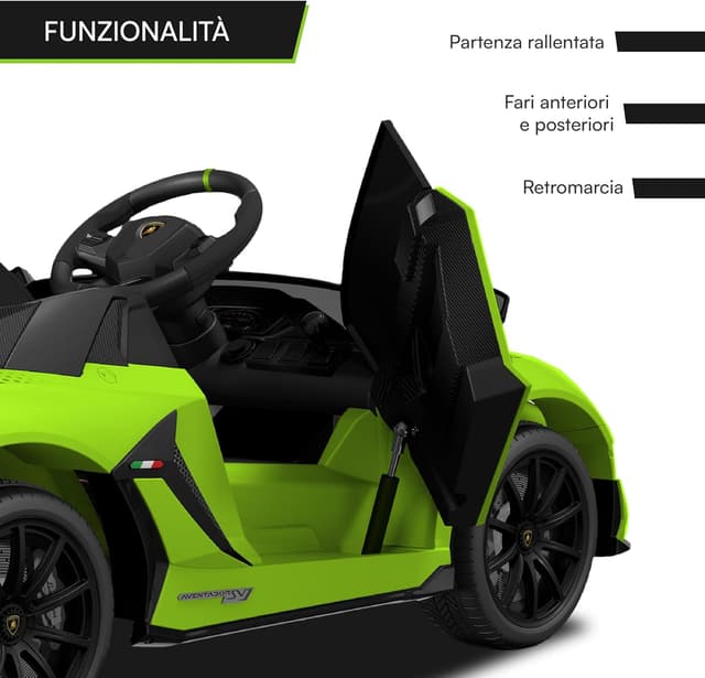 Thumbnail 5 de Baroni Toys Lamborghini Baby Car elettrica 6V per bambini 1–4 anni