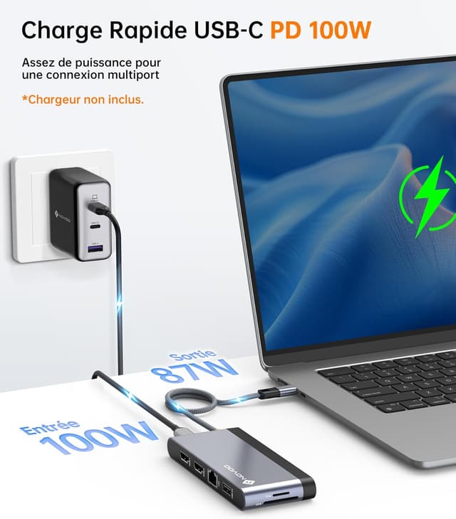 Thumbnail 4 de Docking station NOVOO 10 en 1