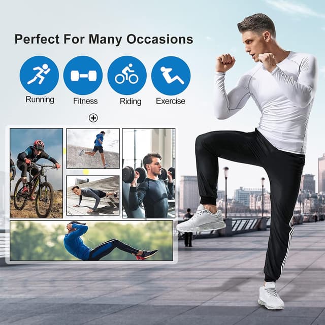 Thumbnail 6 de MEETYOO Maglietta Compressione Uomo