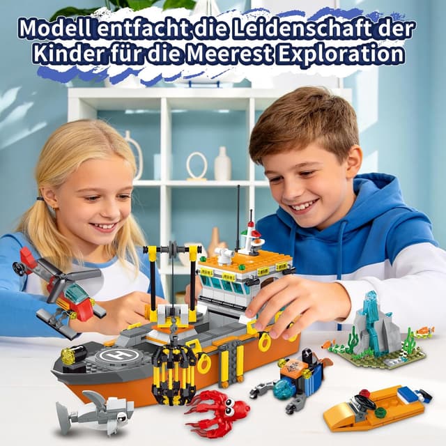 Detalle de kiothdre City Forschungsschiff 511 Teile 🚢