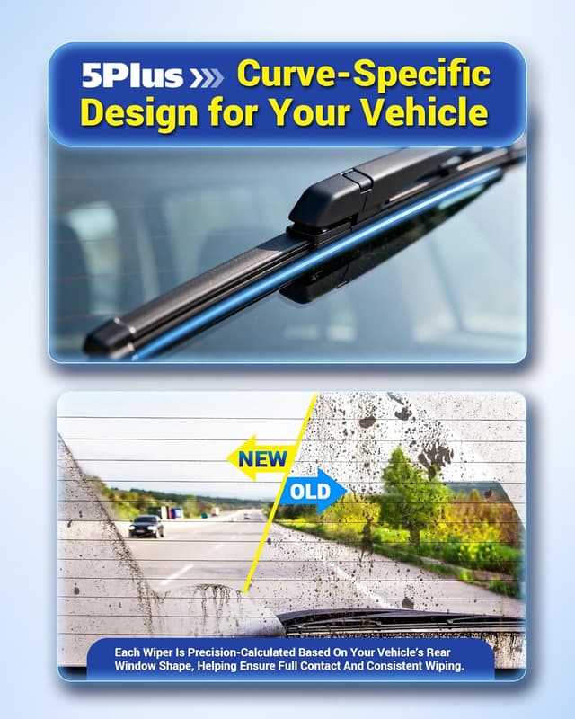 Thumbnail 3 de 5 PLUS 12 Inch Rear Wiper Blade for Dodge Durango, RAV4, Highlander