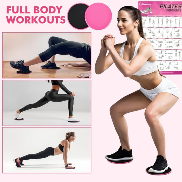 Thumbnail 3 de Goocrun Pilates Ring Set with Resistance Bands 💪