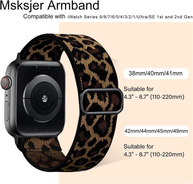 Thumbnail 3 de Msksjer bracelet nylon Apple Watch 38–42 mm