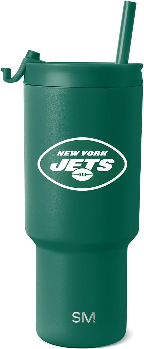 Detalle de Simple Modern Officially Licensed NFL 30oz Tumbler with Flip Lid and Straws (Trek Collection)