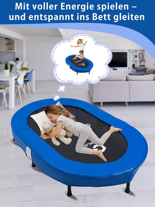 Thumbnail 3 de Welmotive Ovales Indoor Trampolin 150 kg