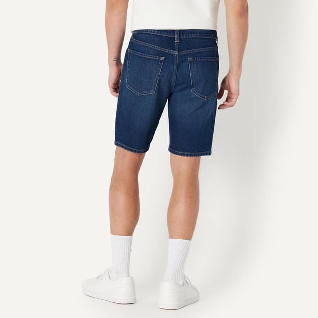 Detalle de Amazon Essentials Men’s Heavyweight Stretch Straight-Fit Jean Shorts (9-inch inseam)