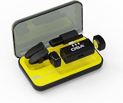 Detalle de OSA Lavalier Inalámbrico para iPhone 🎙️ con Cancelación de Ruido