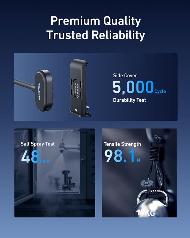 Detalle 2 de TELESIN Magnetic Contacto GoPro Zubehör Kit