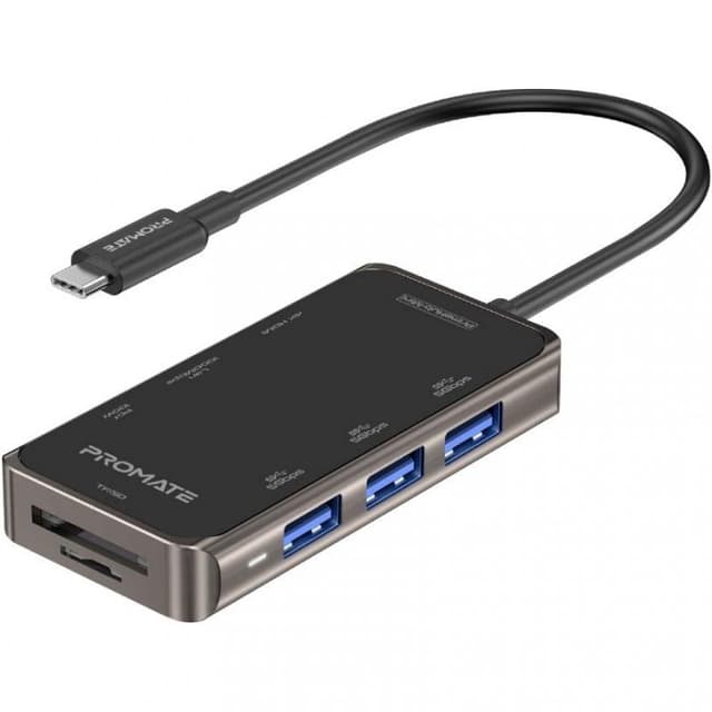 Imagen de Promate PrimeHub-Mini Hub USB-C 100 W en OfertitasTOP