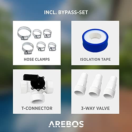 Thumbnail 5 de Arebos 2X Calentador Solar Piscina 300x132 cm ☀